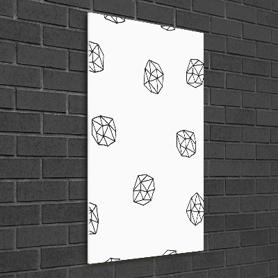 Plexiglasbilder vertikal Abstraktes Muster