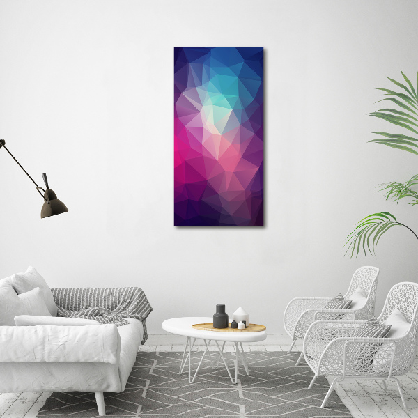 Acrylbild vertikal Abstrakter Hintergrund