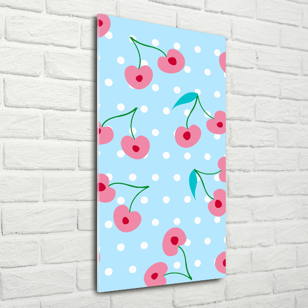 Plexiglasbilder vertikal Kirschen