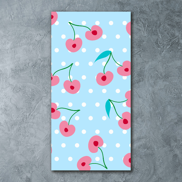 Plexiglasbilder vertikal Kirschen