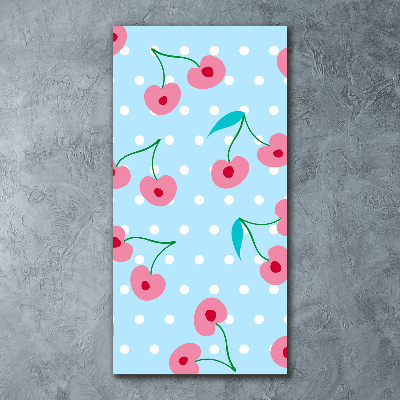 Plexiglasbilder vertikal Kirschen