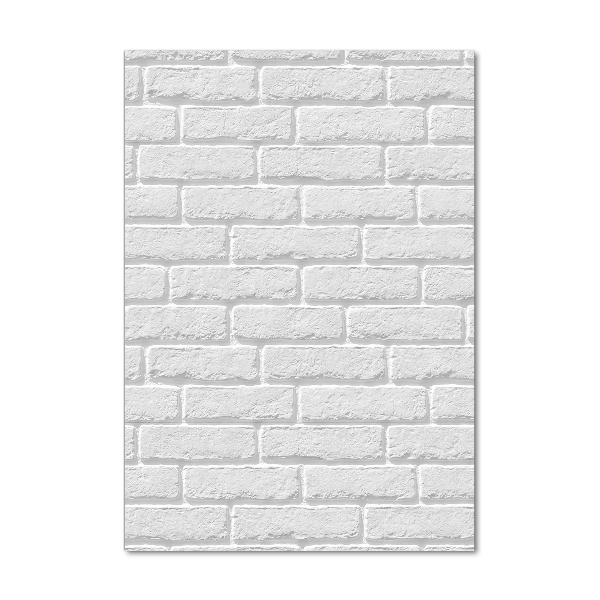 Acrylbild vertikal Ziegelmauer