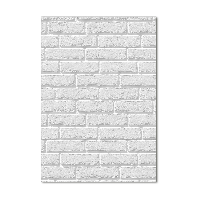 Acrylbild vertikal Ziegelmauer