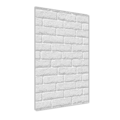 Acrylbild vertikal Ziegelmauer