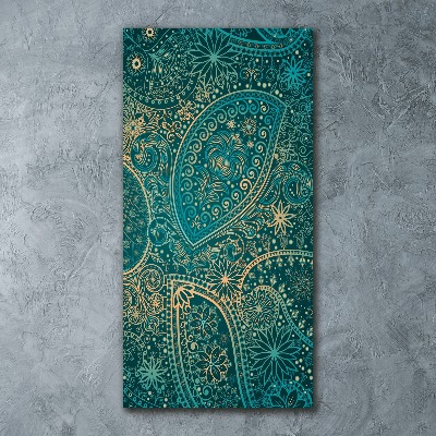 Bild auf Acrylglas vertikal Ornamente