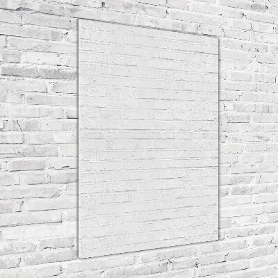 Plexiglasbilder vertikal Ziegelmauer