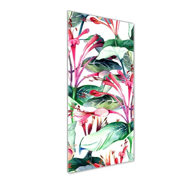 Acrylbild vertikal Geißblatt