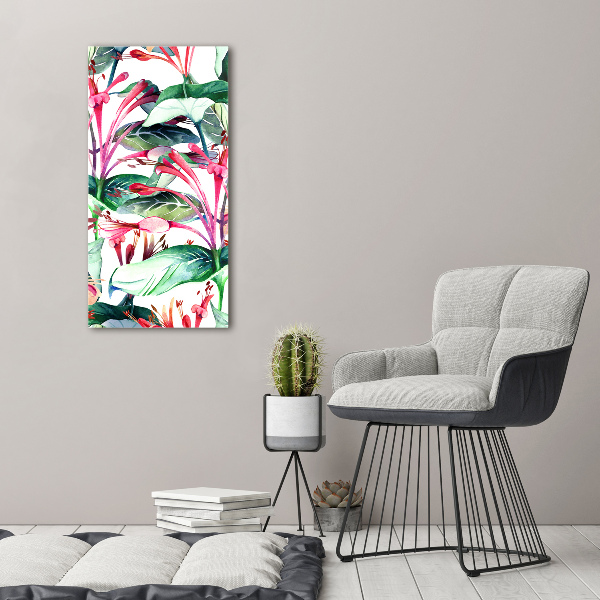 Acrylbild vertikal Geißblatt