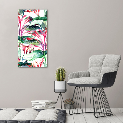 Acrylbild vertikal Geißblatt