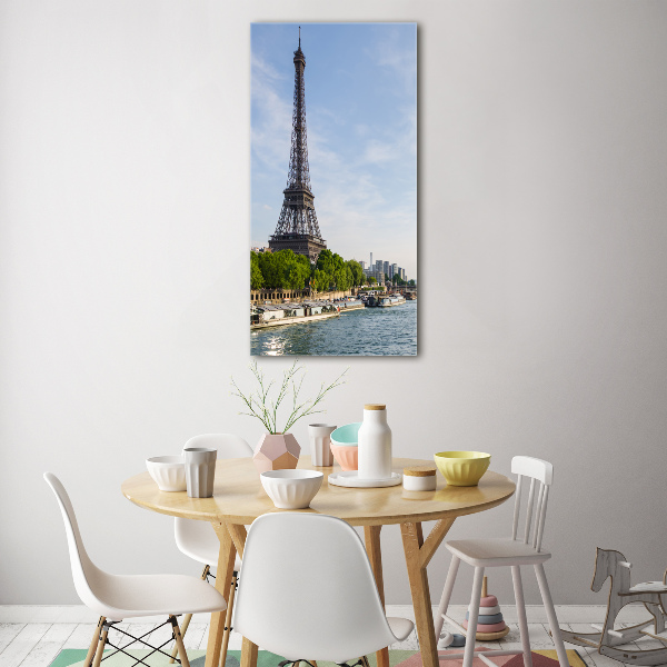 Modernes Acrylbild vertikal Eiffelturm Paris