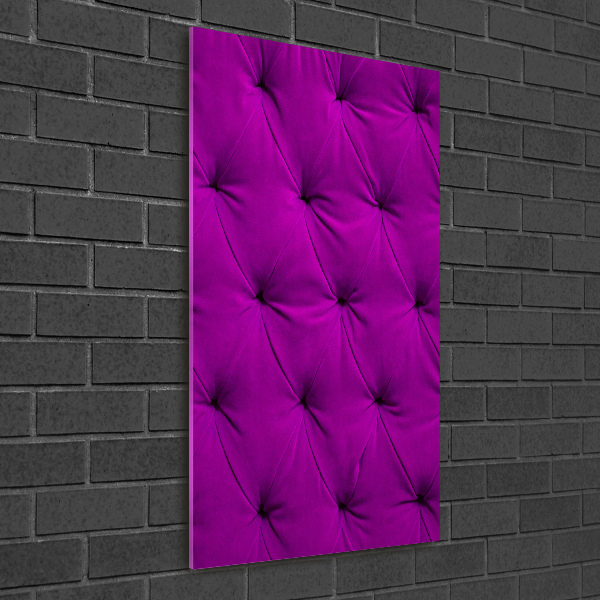 Modernes Acrylbild vertikal Samtwand