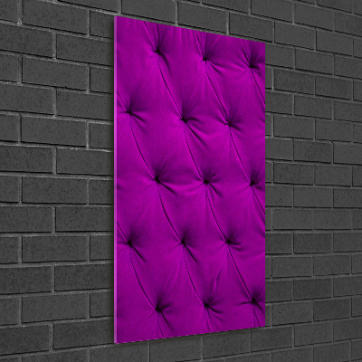 Modernes Acrylbild vertikal Samtwand