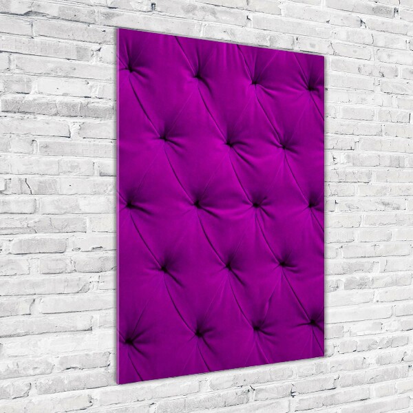 Modernes Acrylbild vertikal Samtwand