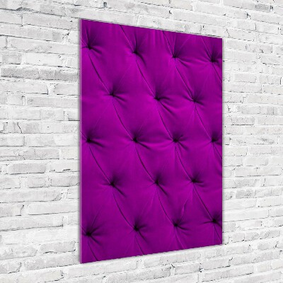 Modernes Acrylbild vertikal Samtwand
