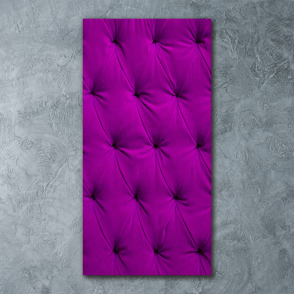 Modernes Acrylbild vertikal Samtwand