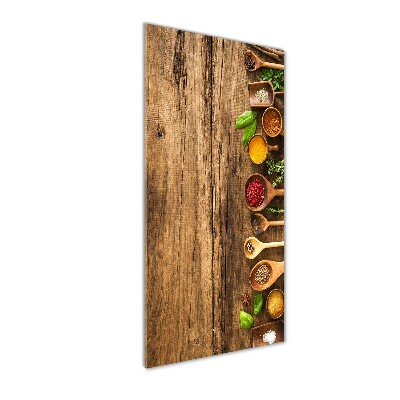 Bild auf Acrylglas vertikal Bunte Gewürze