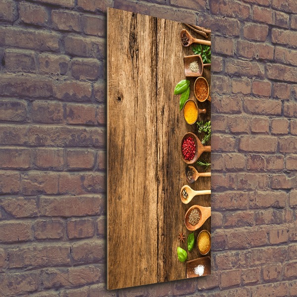 Bild auf Acrylglas vertikal Bunte Gewürze