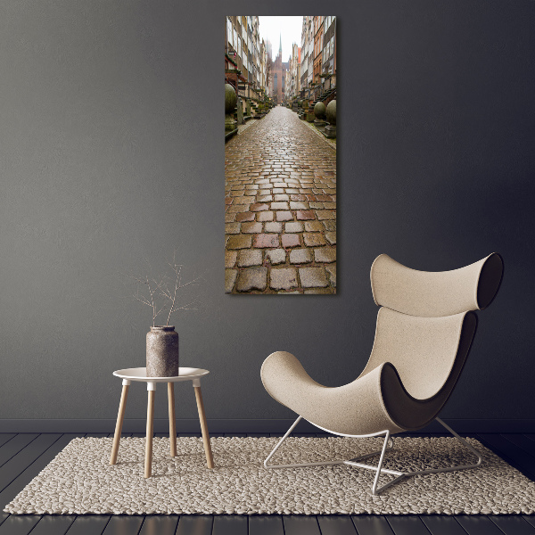 Acrylbild vertikal Danzig, Polen