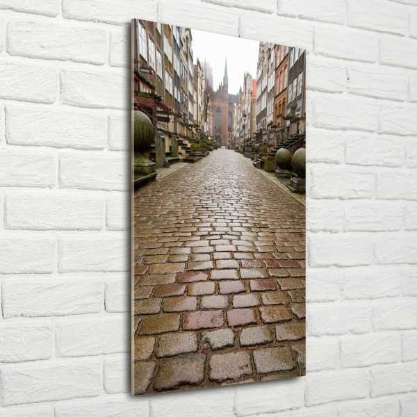 Acrylbild vertikal Danzig, Polen