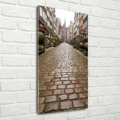 Acrylbild vertikal Danzig, Polen