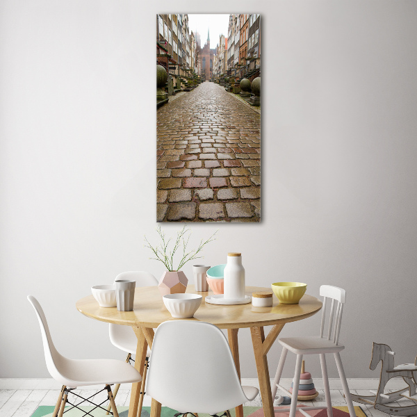 Acrylbild vertikal Danzig, Polen