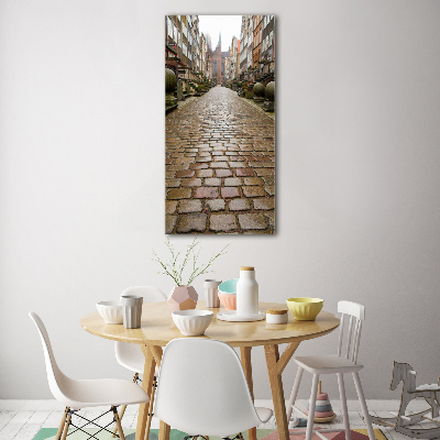 Acrylbild vertikal Danzig, Polen