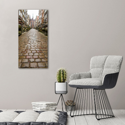 Acrylbild vertikal Danzig, Polen