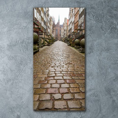 Acrylbild vertikal Danzig, Polen