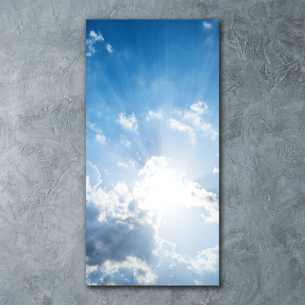 Plexiglasbilder vertikal Wolken am Himmel