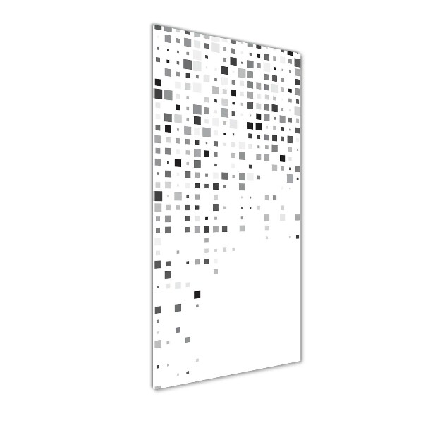 Bild auf Acrylglas vertikal Abstraktionsquadrate