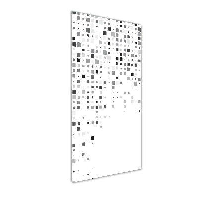 Bild auf Acrylglas vertikal Abstraktionsquadrate