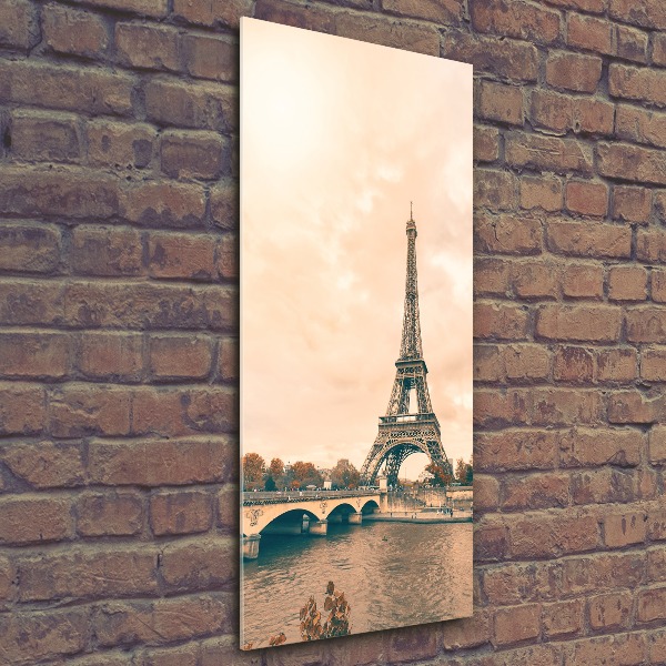 Bild auf Acrylglas vertikal Eiffelturm Paris