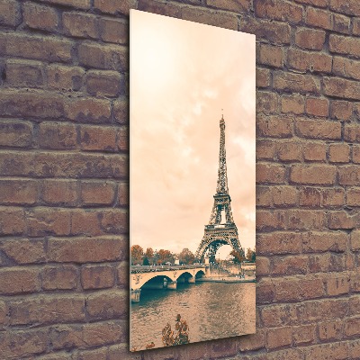 Bild auf Acrylglas vertikal Eiffelturm Paris