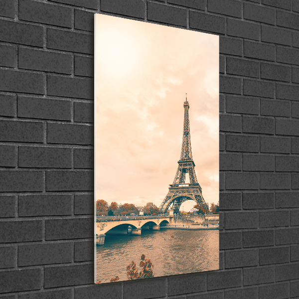 Bild auf Acrylglas vertikal Eiffelturm Paris