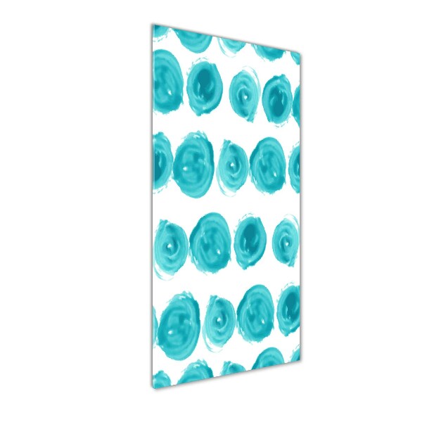 Bild auf Acrylglas vertikal Punkte