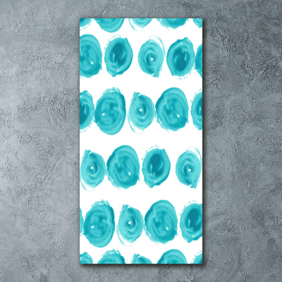 Bild auf Acrylglas vertikal Punkte