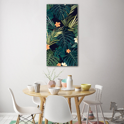Bild auf Acrylglas vertikal Hawaiianische Blumen