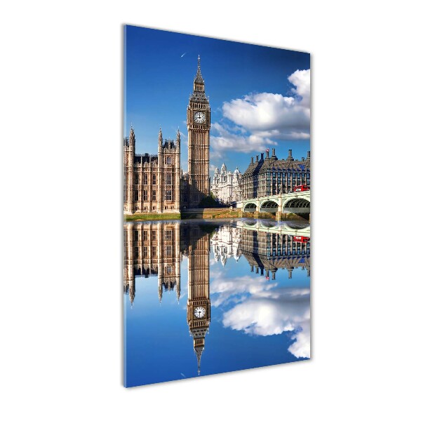 Modernes Acrylbild vertikal Big Ben London