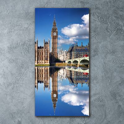 Modernes Acrylbild vertikal Big Ben London