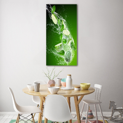 Bild auf Acrylglas vertikal Limes