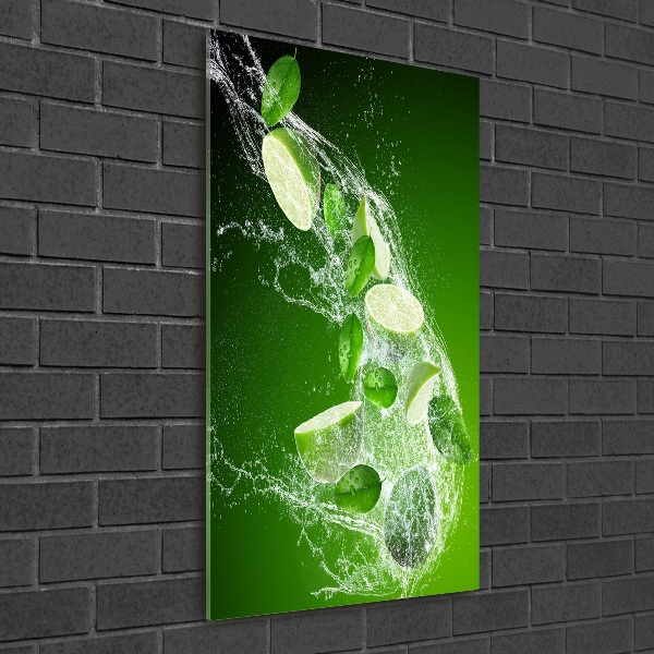 Bild auf Acrylglas vertikal Limes