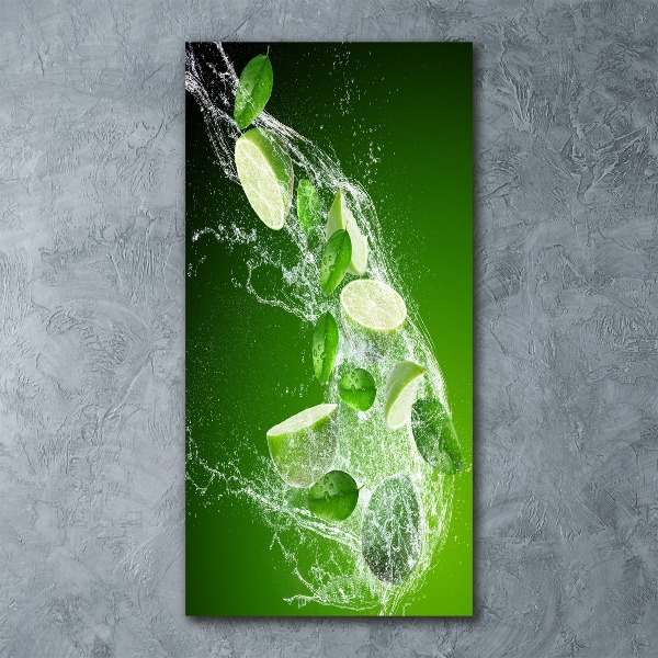 Bild auf Acrylglas vertikal Limes