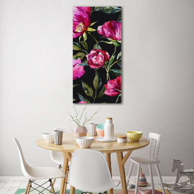 Bild auf Acrylglas vertikal Mohnblumen