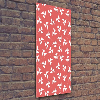 Modernes Acrylbild vertikal Geometrischer Hintergrund