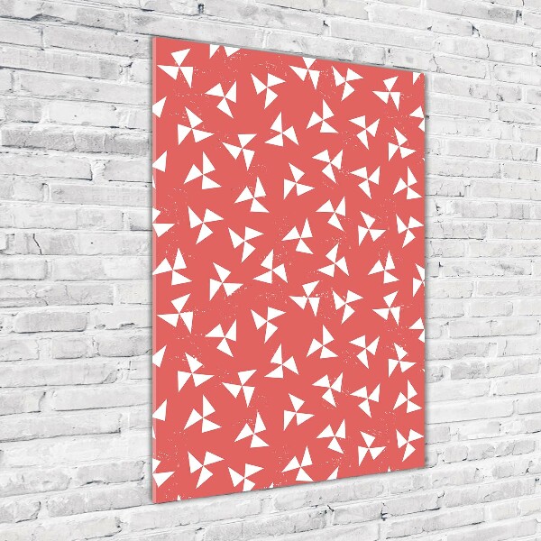 Modernes Acrylbild vertikal Geometrischer Hintergrund