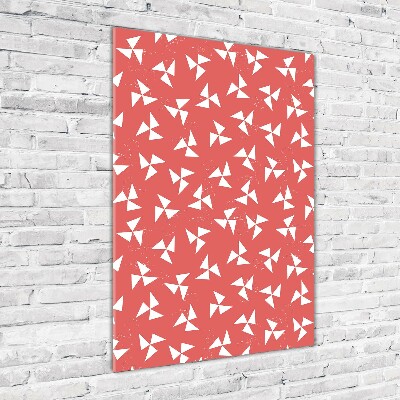 Modernes Acrylbild vertikal Geometrischer Hintergrund