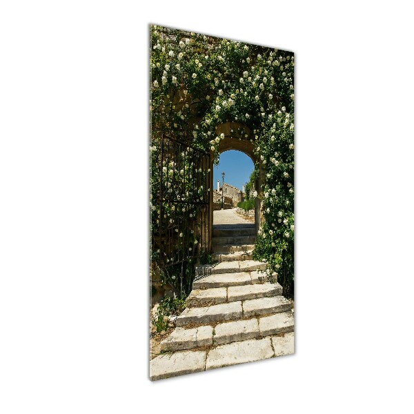 Plexiglasbilder vertikal Blumenbogen