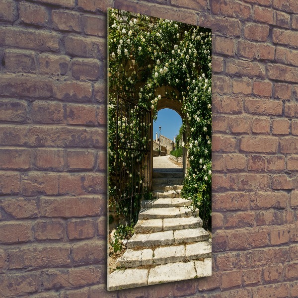 Plexiglasbilder vertikal Blumenbogen