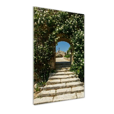 Plexiglasbilder vertikal Blumenbogen