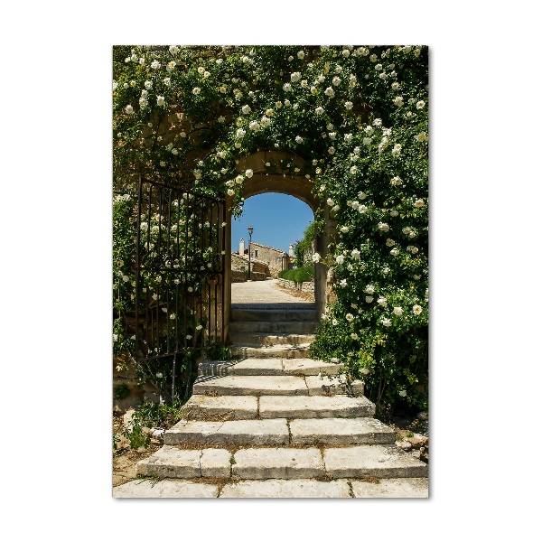 Plexiglasbilder vertikal Blumenbogen